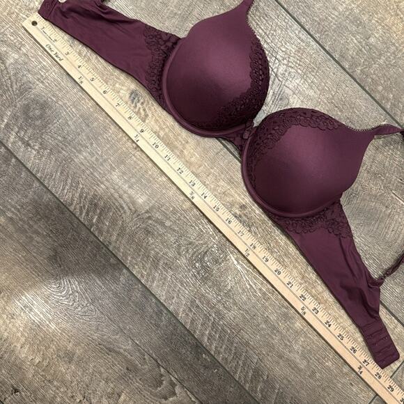 Victoria's Secret Body By Victoria Perfect Shape Bra Wine Size 36D - Picture 5 of 9